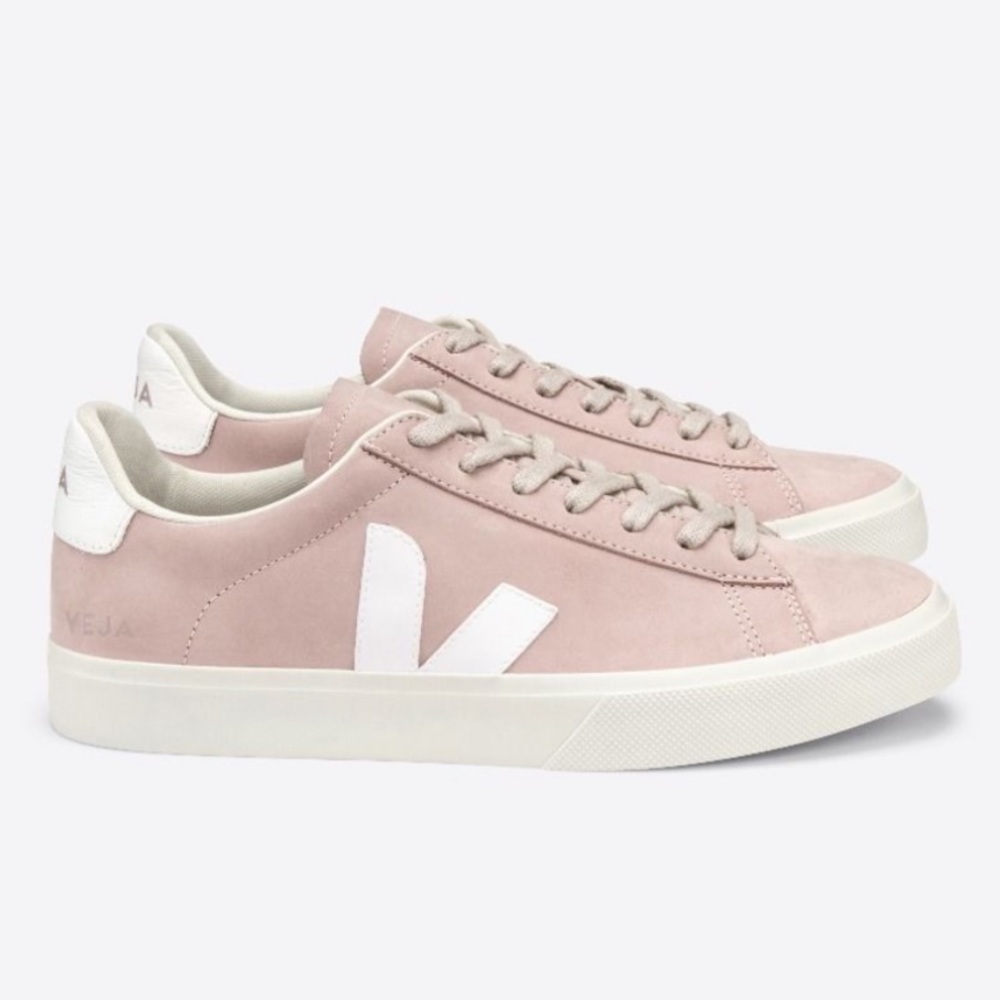 VEJA Campo Sneakers - Blush Pink Nubuck Babe / White